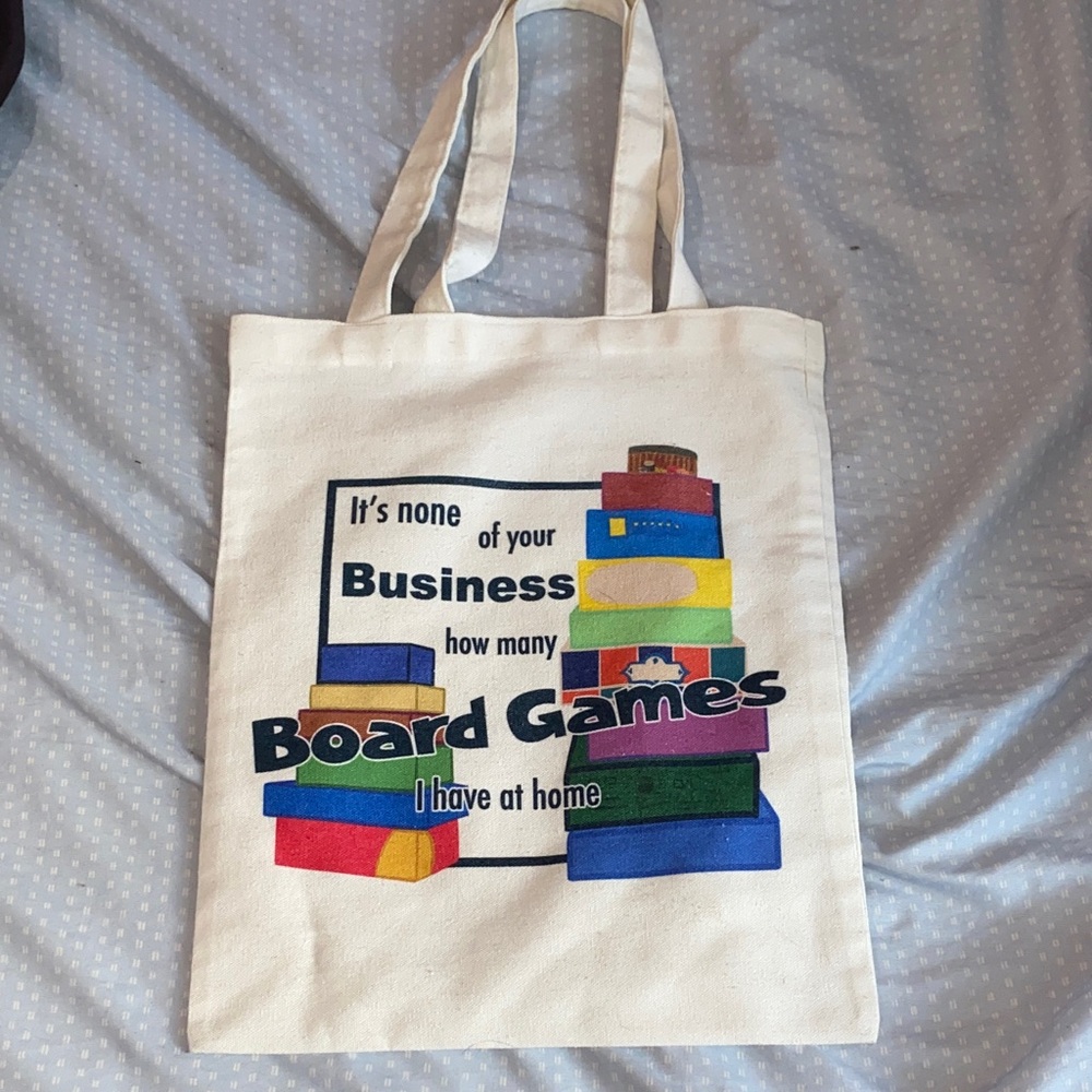Colorful Board Games Tote Bag
